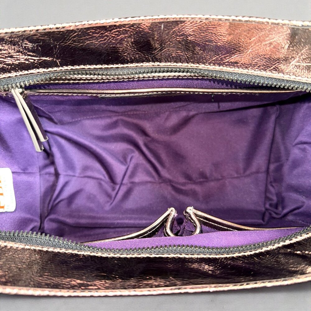 Sharif Leather & Calf Hair OnLion's Gate Satchel Shoulder Bag - SAMPLE BAG - Picture 12 of 16